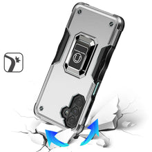 For Samsung A17 5G Case Grip Design Magnetic Ring Stand Cover + Tempered Glass