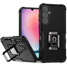 For Samsung A26 5G Case Grip Design Magnetic Ring Stand Cover + Tempered Glass