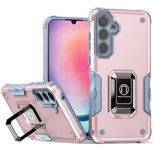 For Samsung A26 5G Case Grip Design Magnetic Ring Stand Cover + Tempered Glass