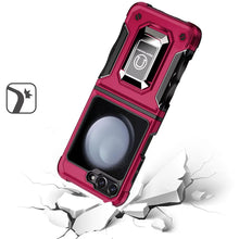 For Samsung Galaxy Z Flip 6 Case Grip Design Magnetic Ringstand Protective Cover