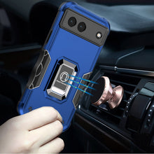 For Google Pixel 7A Case Grip Design Magnetic Ring Stand Protective Phone Cover