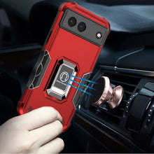 For Google Pixel 7A Case Grip Design Magnetic Ring Stand Protective Phone Cover