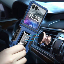 For Motorola Razr 2025/2024 Case Grip Design Magnetic RingStand Phone Cover