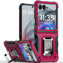 For Motorola Razr 2025/2024 Case Grip Design Magnetic RingStand Phone Cover