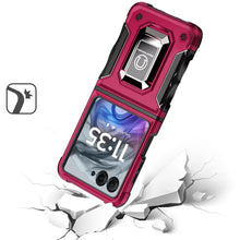 For Motorola Razr 2025/2024 Case Grip Design Magnetic RingStand Phone Cover