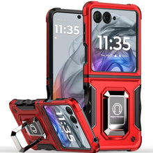 For Motorola Razr 2025/2024 Case Grip Design Magnetic RingStand Phone Cover
