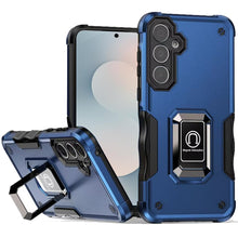 For Samsung S25 FE Case Grip Design Magnetic Ring Stand Cover + Tempered Glass