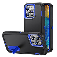 For iPhone 14 PRO MAX Case Heavy-Duty 3in1 Tough Phone Cover with Built-in Stand