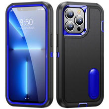 For iPhone 14 PRO MAX Case Heavy-Duty 3in1 Tough Phone Cover with Built-in Stand