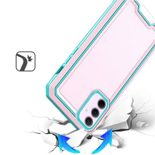 For Samsung A36 Case Rugged Strong Fused Hybrid Phone Cover + Tempered Glass