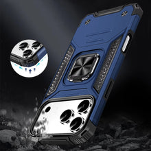 For iPhone 17 Pro Max Case Magnetic Kickstand Shockproof Cover + Tempered Glass