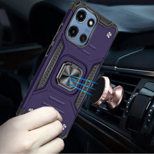 For Moto G 2025 Case Pull-Out Kickstand Shockproof Phone Cover + Tempered Glass