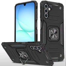 For Samsung A17 5G Case Magnetic Kickstand Shockproof Cover + Tempered Glass