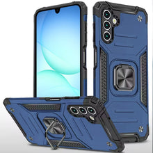 For Samsung A17 5G Case Magnetic Kickstand Shockproof Cover + Tempered Glass