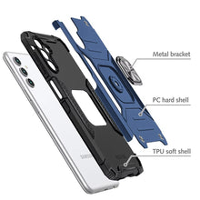 For Samsung A17 5G Case Magnetic Kickstand Shockproof Cover + Tempered Glass