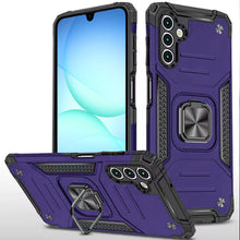 For Samsung A17 5G Case Magnetic Kickstand Shockproof Cover + Tempered Glass