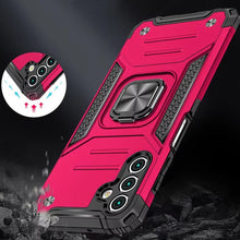 For Samsung A17 5G Case Magnetic Kickstand Shockproof Cover + Tempered Glass