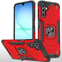 For Samsung A17 5G Case Magnetic Kickstand Shockproof Cover + Tempered Glass