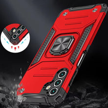 For Samsung A17 5G Case Magnetic Kickstand Shockproof Cover + Tempered Glass