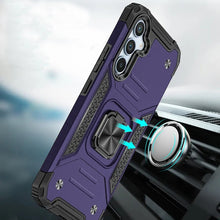 For Samsung A26 5G Case Robust Magnetic Stand Shockproof Cover + Tempered Glass