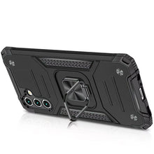 For Samsung A36/A56 Case Robust Magnetic Stand Shockproof Cover + Tempered Glass