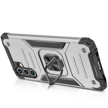 For Samsung A36/A56 Case Robust Magnetic Stand Shockproof Cover + Tempered Glass