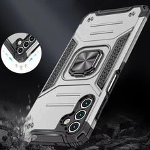 For Samsung A36/A56 Case Robust Magnetic Stand Shockproof Cover + Tempered Glass