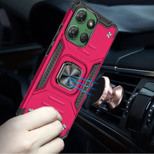 For Moto G 2025 Case Pull-Out Kickstand Shockproof Phone Cover + Tempered Glass