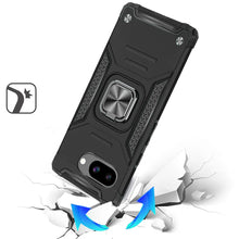 For Google Pixel 9a Case Magnetic Kickstand Shockproof Cover + Tempered Glass