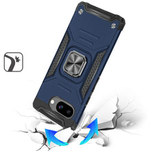 For Google Pixel 9a Case Magnetic Kickstand Shockproof Cover + Tempered Glass