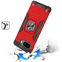 For Google Pixel 9a Case Magnetic Kickstand Shockproof Cover + Tempered Glass