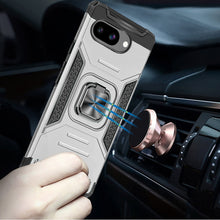 For Google Pixel 9a Case Magnetic Kickstand Shockproof Cover + Tempered Glass