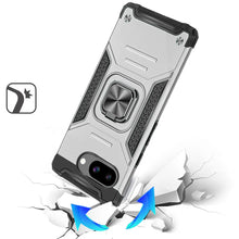 For Google Pixel 9a Case Magnetic Kickstand Shockproof Cover + Tempered Glass