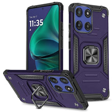 For Moto G Stylus 2025 Case Magnetic Kickstand Shockproof Hybrid +Tempered Glass