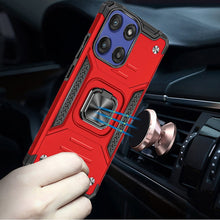 For Moto G Stylus 2025 Case Magnetic Kickstand Shockproof Hybrid +Tempered Glass