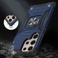 For Samsung S25 Ultra Case Magnetic Kickstand Shockproof Cover +Tempered Glass