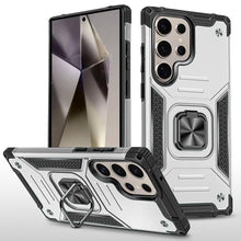For Samsung S25 Ultra Case Magnetic Kickstand Shockproof Cover +Tempered Glass