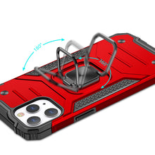 For iPhone 15 Case Magnetic Kickstand Shockproof Hybrid Cover + 2 Tempered Glass