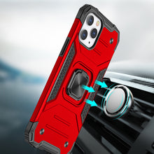 For iPhone 15 Case Magnetic Kickstand Shockproof Hybrid Cover + 2 Tempered Glass