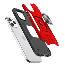 For iPhone SE 3/SE 2 iPhone 8/7 Case Kickstand Shockproof Cover + Tempered Glass