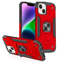 For iPhone 13/14 Case Robust Magnetic Kickstand Shockproof Cover +Tempered Glass