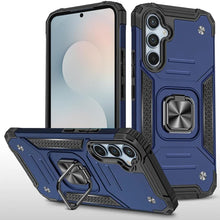 For Samsung S25 FE Case Magnetic Kickstand Shockproof Cover + Tempered Glass