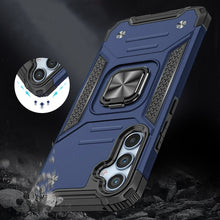 For Samsung S25 FE Case Magnetic Kickstand Shockproof Cover + Tempered Glass