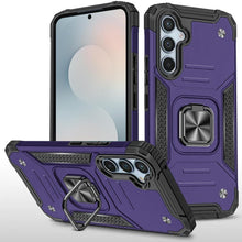 For Samsung S25 FE Case Magnetic Kickstand Shockproof Cover + Tempered Glass