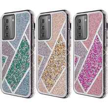 For iPhone 14 PRO Case Rhombus Full Crystal Bling Glitter Diamond Phone Cover