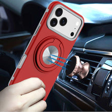 For iPhone 17 PRO Case Solid Rugged Shockproof with 360 Stand + Tempered Glass