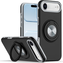 For iPhone Air Case Solid Rugged Shockproof Cover w/ 360 Stand + Tempered Glass