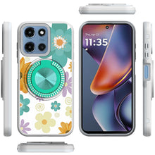 For Moto G 2025/2026/G Play 2026 Case Design w/ 360 Bling Stand + Tempered Glass