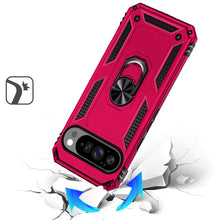 For Google Pixel 10 Pro XL Case Ring Holder Magnetic Kickstand + Tempered Glass