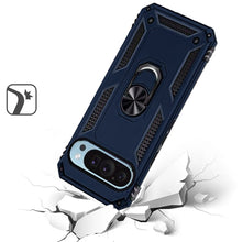 For Google Pixel 9 Pro XL 6.8 inch Case Ring Magnetic Kickstand Hybrid Cover
